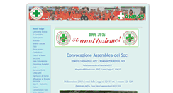 Desktop Screenshot of croceverdelamporecchio.org