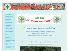 Tablet Screenshot of croceverdelamporecchio.org